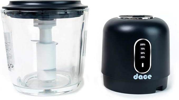 CORDLESS FOOD PROCESSOR WITH GLASS JAR