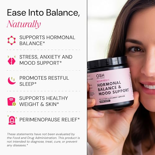 Ayurvedic Hormone Balance for Women | Mood, Energy, & Sleep Support | Cortisol Manager | Regulates Estrogen | Stress Relie...