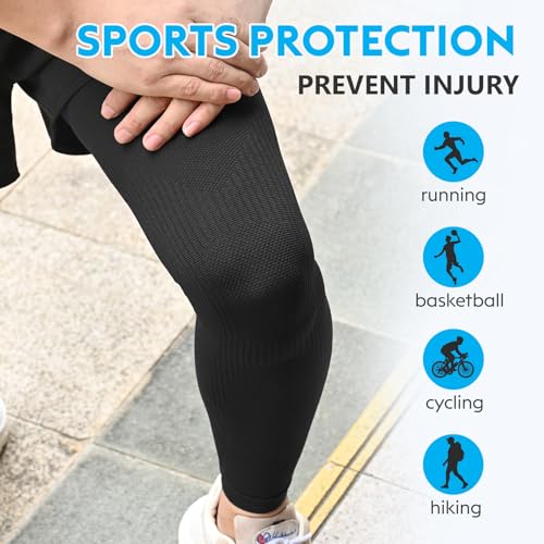 KEKING Full Leg Compression Sleeves, Unisex, Thigh High Compression Stocking 20-30mmHg Graduated Support for Thigh Calf Kn...
