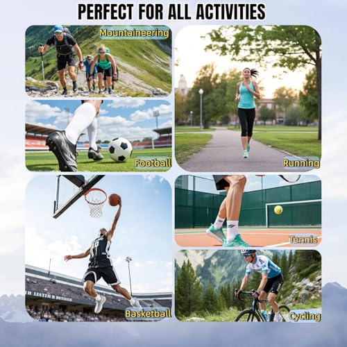 Knee Brace for Women Men Adjustable Knee Support with Side Stabilizers, Patella Gel Pads & Upgraded Silicone Anti-Slip Str...