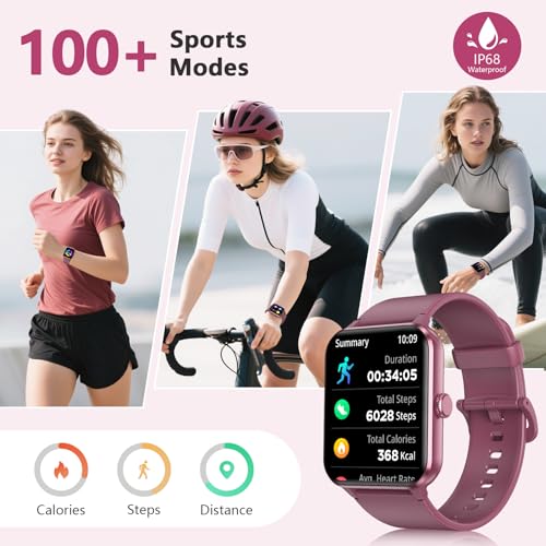 Blackview 2026 Fitness Tracker (Answer/Make Calls), Smart Watch for Men and Women with Heart Rate/SpO2/Sleep Monitor/2 Str...