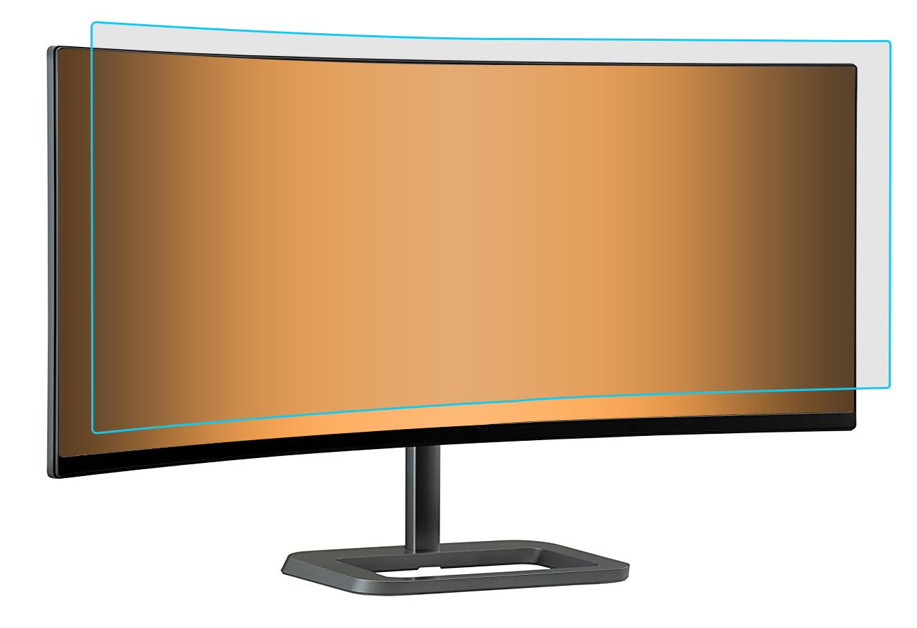 Photodon Anti-Glare Screen Protector For The Dell Ultrasharp U3818Dw 38-Inch Curved Monitor With Installation And Care Kit -Like New