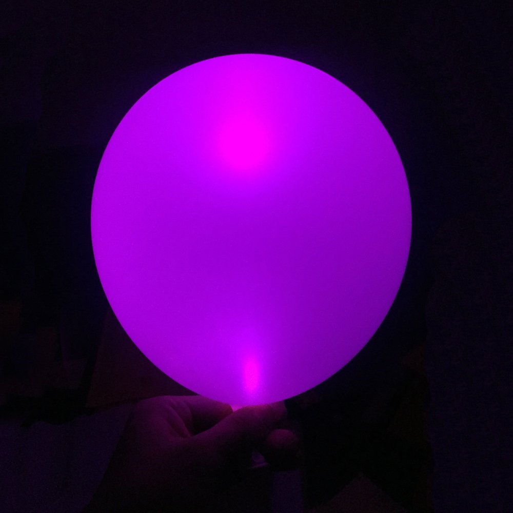 Neo LOONS Pink Round LED Ball Lamp - 100 Pcs - Long Standby Time for Party Wedding Decoration