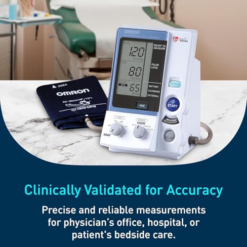 OMRON IntelliSense Professional Digital Blood Pressure Monitor for Clinical Use & Upper Arm Blood Pressure Cuffs - #1 Doct...
