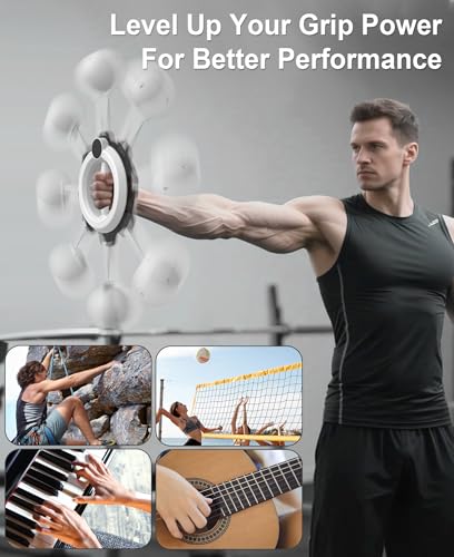 TINRIEF Arm Workout for Men and Women, 360° Hand-Crank Forearm Trainer, Chest Trainer,Shoulders and Arm Muscle Training Fi...