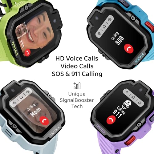 TickTalk5 Smart Watch for Kids with GPS Tracker, Video Calling, Texting, and Parental App, 4G Smartwatch with Free Music, ...