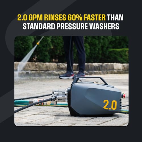 Active 2.0 Electric Pressure Washer – 2.0 GPM high Pressure Washer for DIY at Home car wash, Detailing and Other Cleaning ...