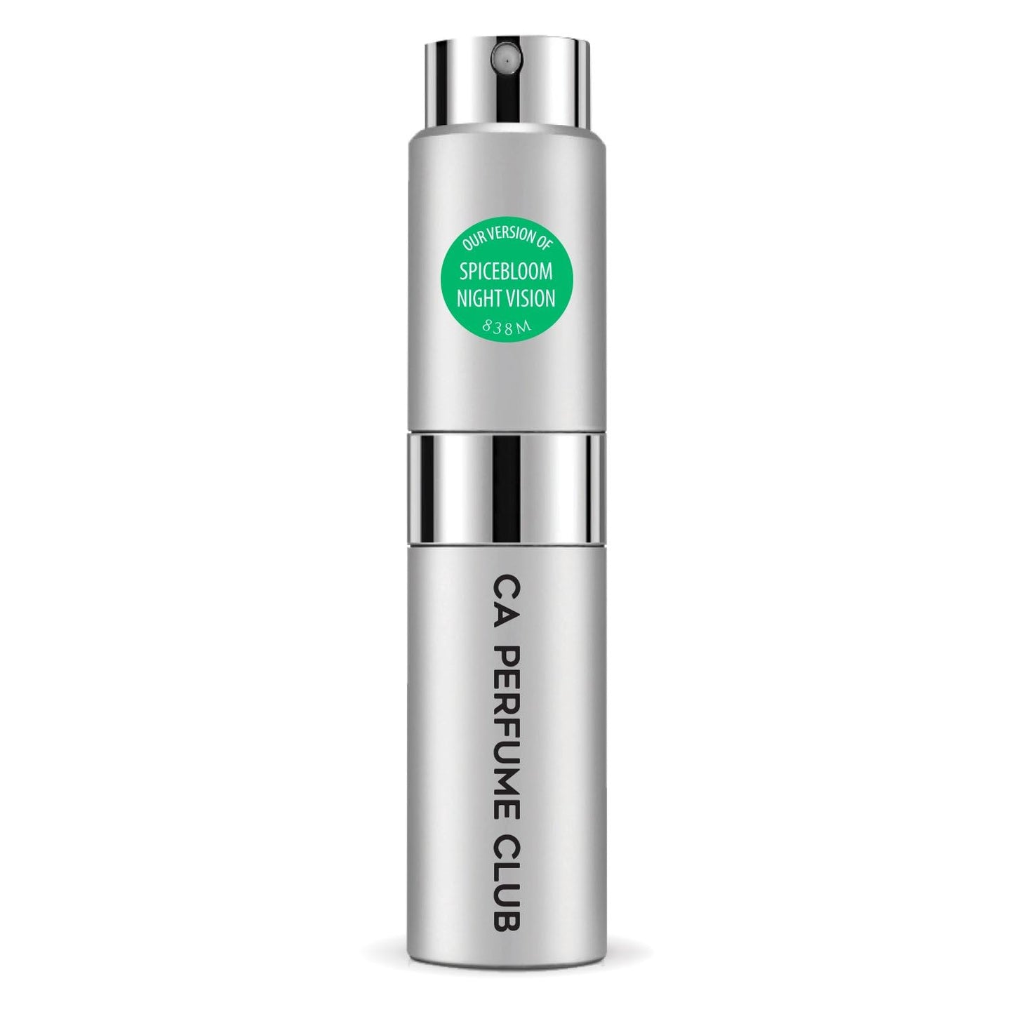 CA Perfume Impression of Spicebloom Night Vision for Men Amber Fougere Scent Long Lasting Cologne for Men Eau De Parfum Travel Size Refillable Atomizer Spray 0.27 Fl Oz 8ml