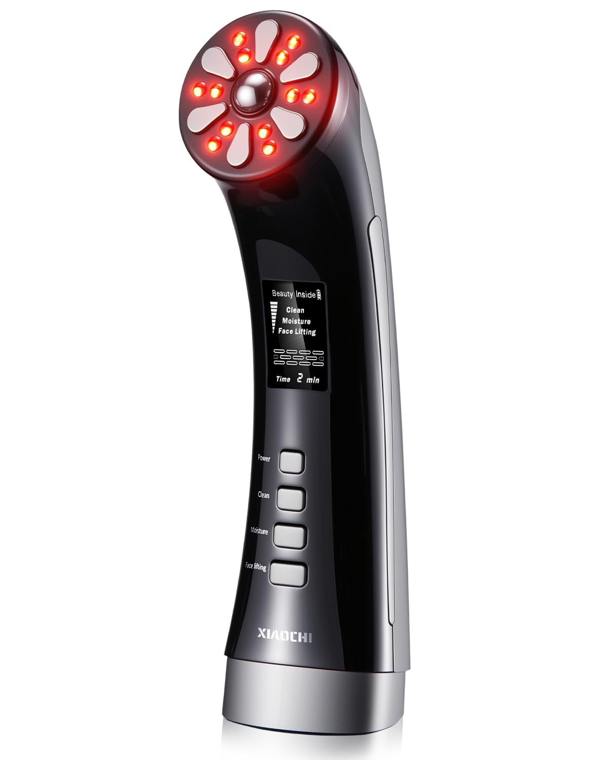 XIAOCHI 4-in-1 Facial Massager for Face & Neck - Skin Rejuvenation, Lifting & Tightening - Reduces Wrinkles & Puffiness, Enhance