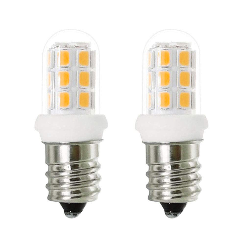 XRZT LED Night Light Bulbs - C7 E12 15W Warm White 2-Pack Candelabra Bulbs