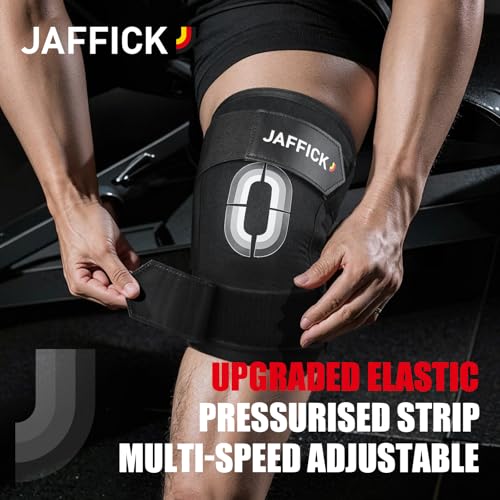 Jaffick Knee Sleeves (1 Pair),Double Layer Compression Knee Braces for Suitable for Squats, Weightlifting, Powerlifting, G...