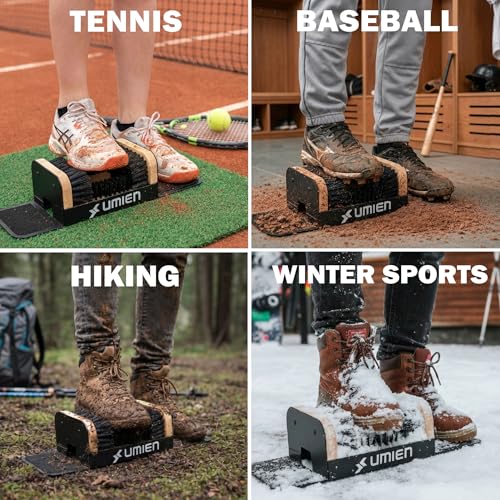 Umien™ Boot Scraper Outdoor Shoe Brush with Flaps - Cleaning Heavy-Duty Shoe Cleaner and Boot Scrubber for Mud, Dirt, and ...