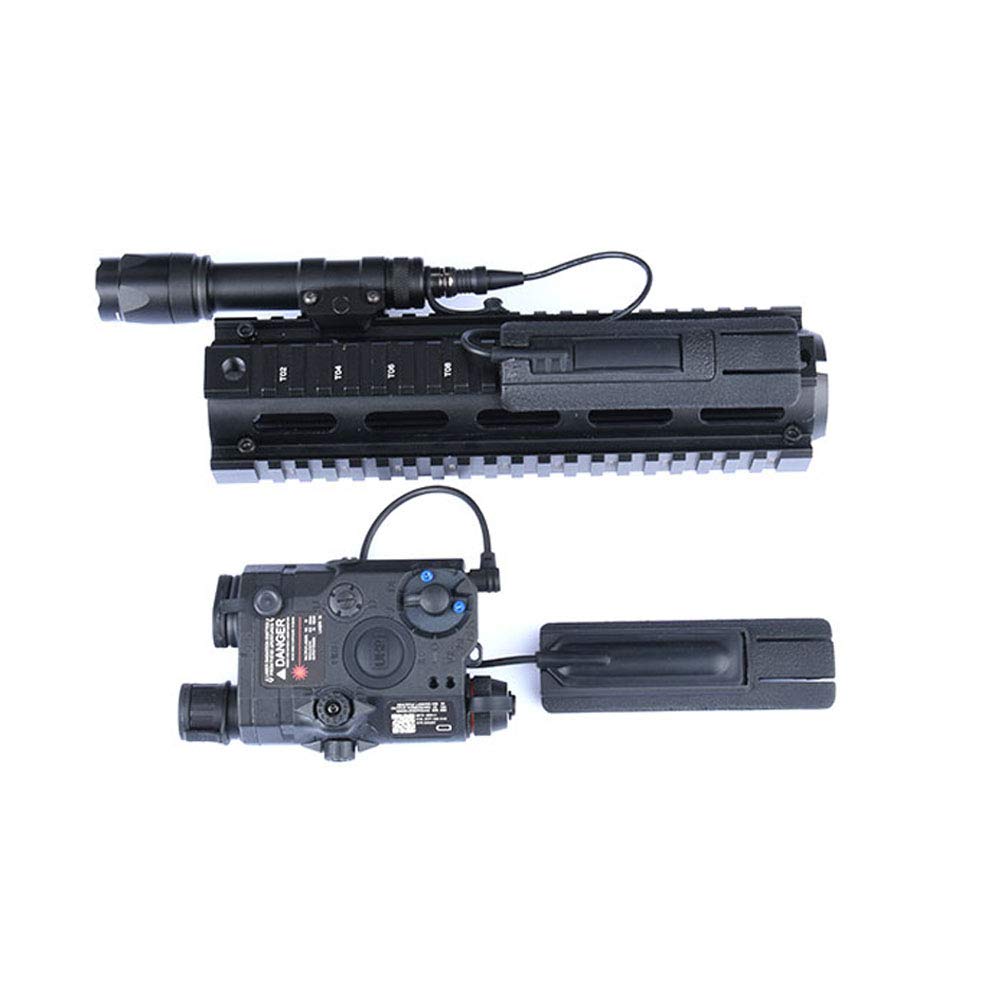 LThyzszb Tactical Light Pressure Switch Mount Plate Kit for 20mm Picatinny Rail, Polymer, Black, Model EX300