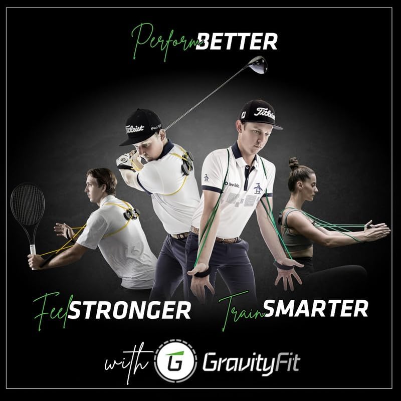 Golf Swing Performance Trainer Aid | Golf Swing Trainer Trusted by PGA Coaches | Backed by 30 Years Research | Elevate Your Golf Training | Enhance Strength, Stability, Rotation & Posture