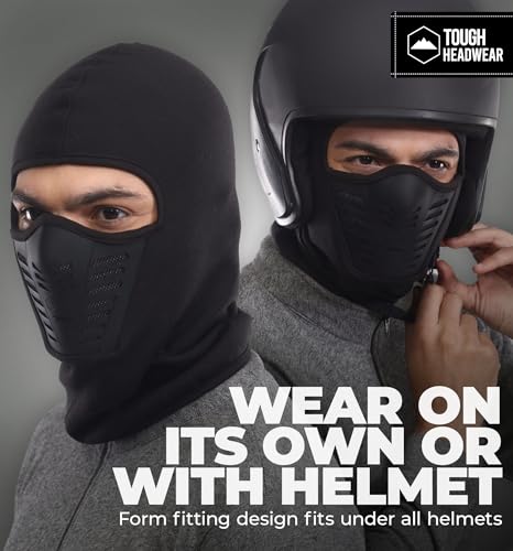 Tough Headwear Heavy Duty Balaclava Ski Mask with Headpiece