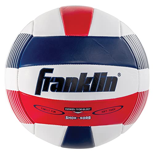 Franklin Sports Volleyball - Outdoor + Beach Volleyball - Cushioned Ball Set Great for Backyard and Beach