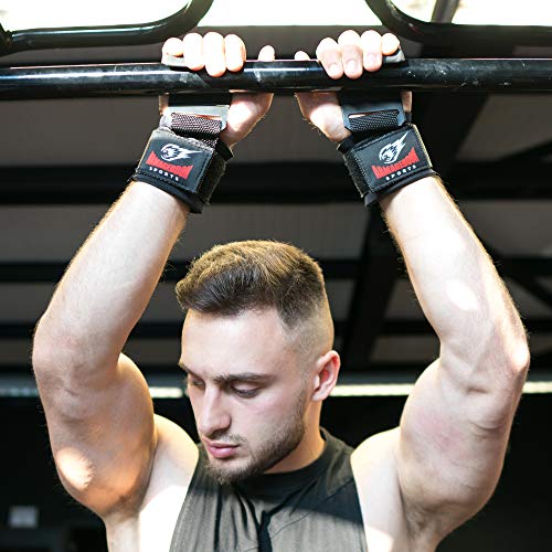 Premium Deadlift Straps, Weight Lifting Grips, Weight Lifting Hooks, Gym Grip Straps, Wrist Grips Weight Lifting, Pull Up ...