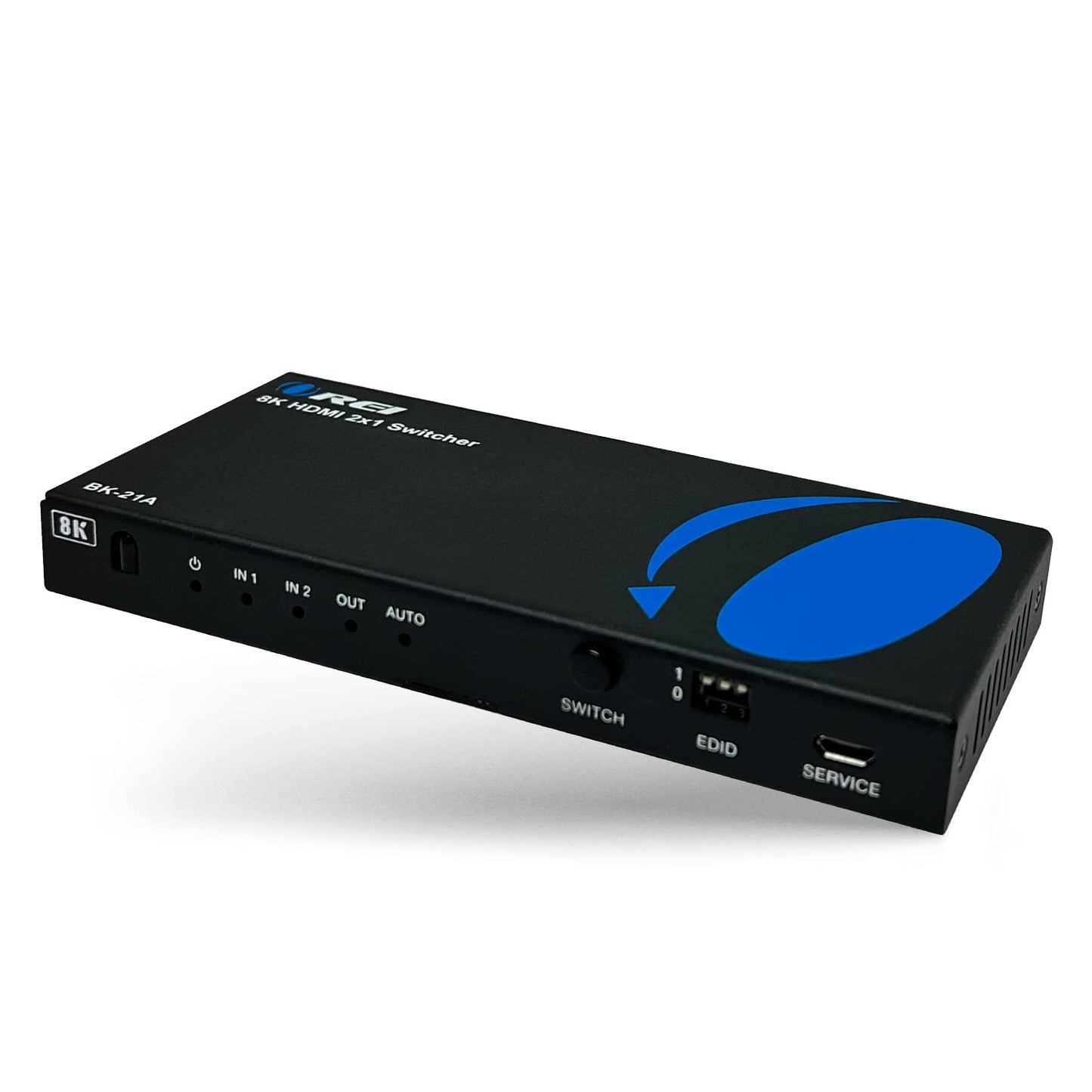 Orei 8K Hdmi 2.1 Switch 4K@120Hz Switcher 2 In 1 Out, With Audio Extraction 48Gbps Bandwidth, Ideal For Gaming And Streaming (Bk