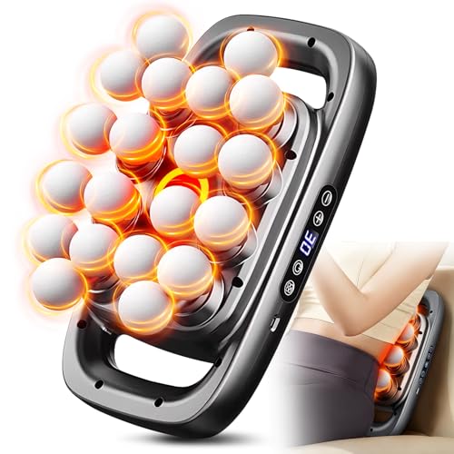 MRCLEXI Massage Guns Deep Tissue, Valentine's Day Gifts, Neck Massager with 20 Heads, 20-Head Massage Gun Set, Portable Qu...