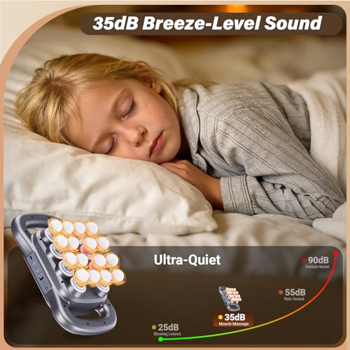 ENRIPRT 16 Head Massage Gun Deep Tissue, 2026 Upgrade Back Muscle Massager with 9 Modes & 9 Intensities,2600mAh,6H Runtime...