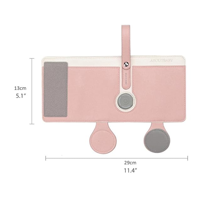 3 Temperature Adjustable Portable Baby Bottle Warmer, Portable Car Travel Bottle Warmer USB Milk Heat Keeper Baby Bottle Warmer ()