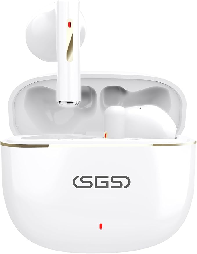 SIMIFLY Wireless Earbuds with ENC Call Noise Reduction, True Wireless Bluetooth 5.3, in-Ear Headphones with Charging Case,...