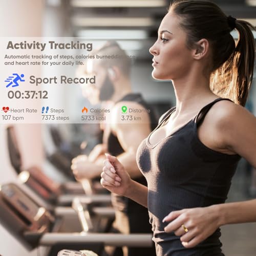 Othelia Smart Ring for Women Men with Sleep Monitoring, Step Counting, Heart Rate, Blood Oxygen, IP68 Waterproof for iPhon...