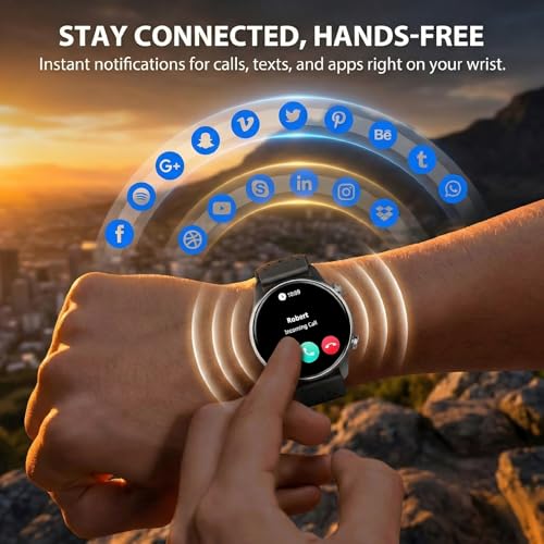Zolovip GPS Smart Watch for Men Women (Answer/Make Call), 1.43" AMOLED Round Display, Built-in GPS, 3ATM Waterproof, Heart...