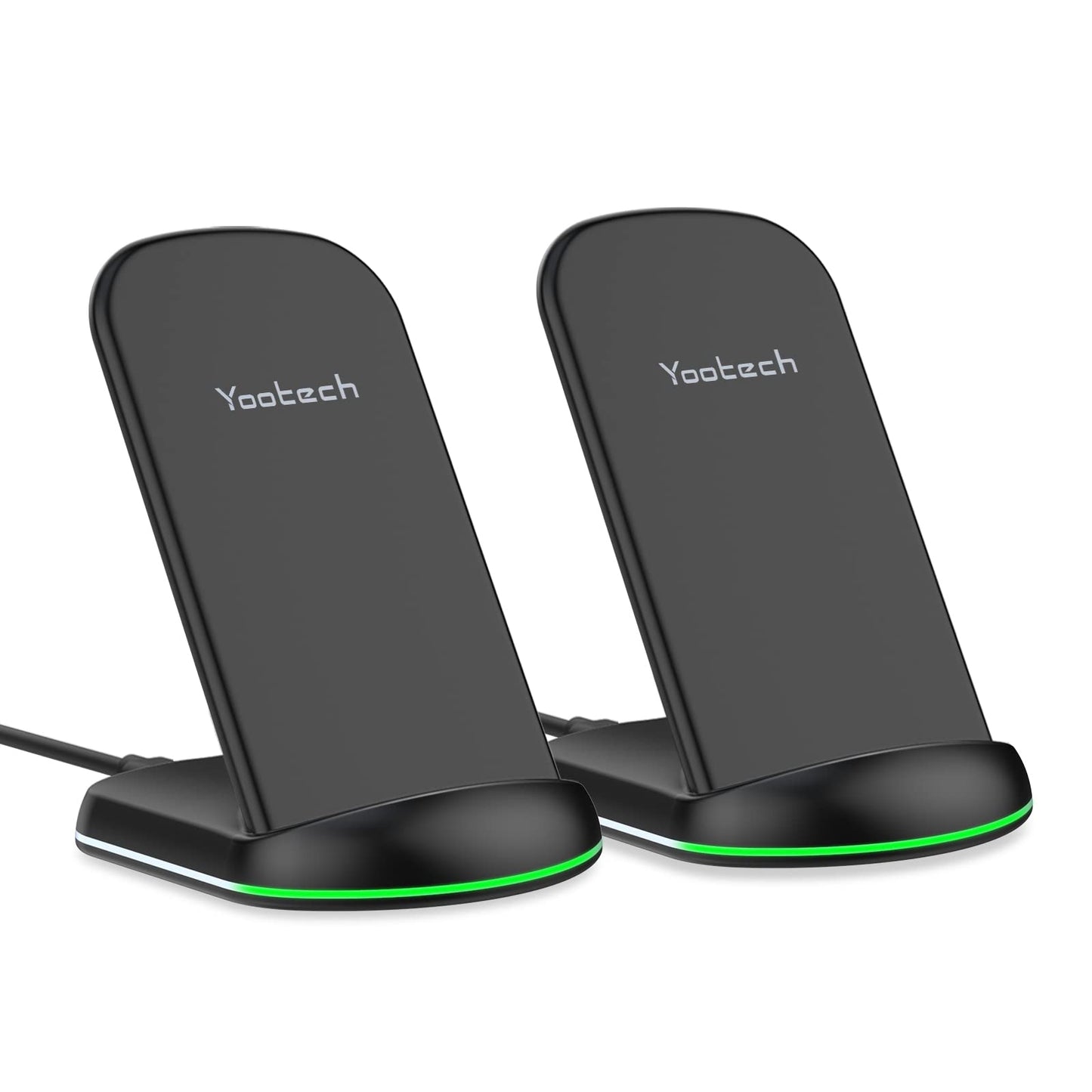 Yootech [2 Pack] Wireless Charger,10W Max Wireless Charging Stand,Compatible With Iphone 17/17 Pro/17 Pro Max/Air/16/15/14/13/Se