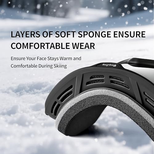 BangLong Ski Goggles, Snowboard/Snow Goggles Anti Fog UV Protection Design for Men Women Skiing, Skating,Snowmobilet,Youth