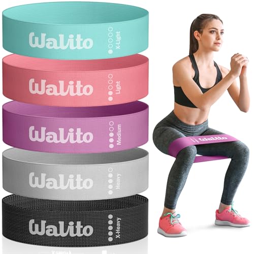 Fabric Resistance Bands for Working Out - Booty Bands for Legs -Glutes Training for Women and Men - Exercise Bands for Squ...