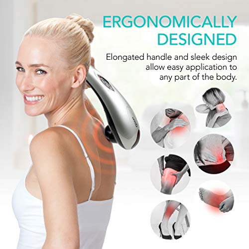 Daiwa Felicity Tapping Pro - Handheld Deep Tissue Back, Neck, Shoulder, Leg, Calf Muscle Massager with Extension Handle - ...