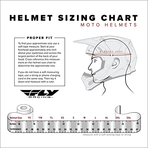 Fly Racing Rayce Full-Face Mountain Bike/BMX Helmet – ASTM F1952 DH Certified, CPSC 1203, CE EN1078, Poly-Alloy Shell, TFV...