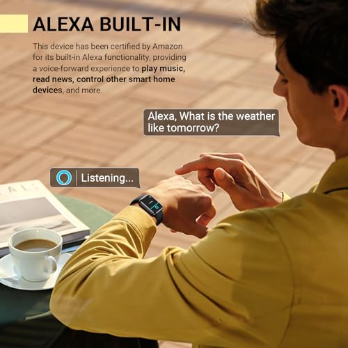 Smartwatch for Women/Men, Compatible with Android & iPhone, 1.8'' Fitness Tracker Watch with Alexa, Call & Notification Al...