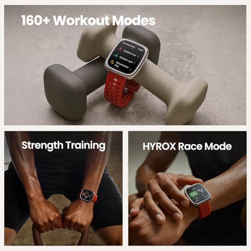 Amazfit Active 2 Premium Smart Watch Fitness Tracker (Square) for Android & iPhone, 10 Day Battery, Water Resistant, GPS M...