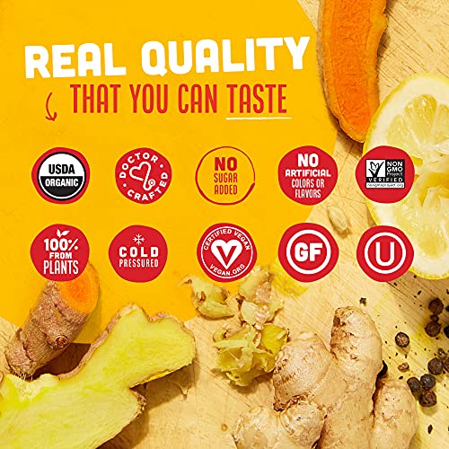 Vive Organic Immunity Boost Shots -Variety 4 Pack (2oz, 4 Count)
