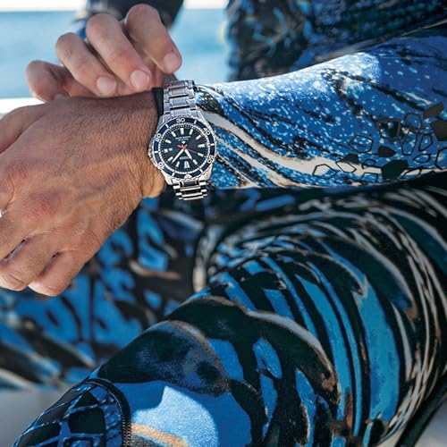 Citizen Men's Promaster Sea Eco-Drive Stainless Steel Watch, 3-Hand Date, One-Way Rotating Bezel, ISO Compliant, Luminous ...