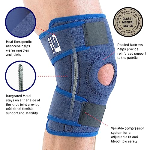 Neo-G Open Knee Brace - Knee Support for Patella Injuries, Joint Pain, Miniscus Tear, Rehabilitation, Sporting Injuries. M...