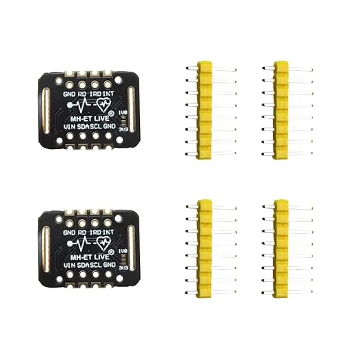 Heart Rate Sensor Module MAX30102 Pulse Detection Blood Oxygen Concentration Compatible for Arduino STM32 (Pack of 2)