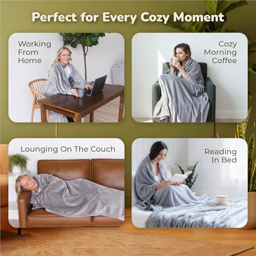 Super Blanky Wearable Blankets for Women, Adult Wearable Blanket Men, Valentine's Day Gifts for Her, Wife Birthday Gift Ideas
