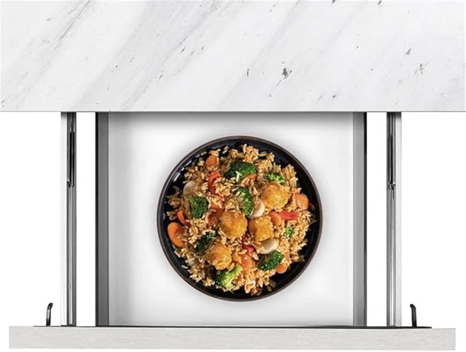 Pemberly Row 23.8" Modern Stainless Steel Microwaves in Silver