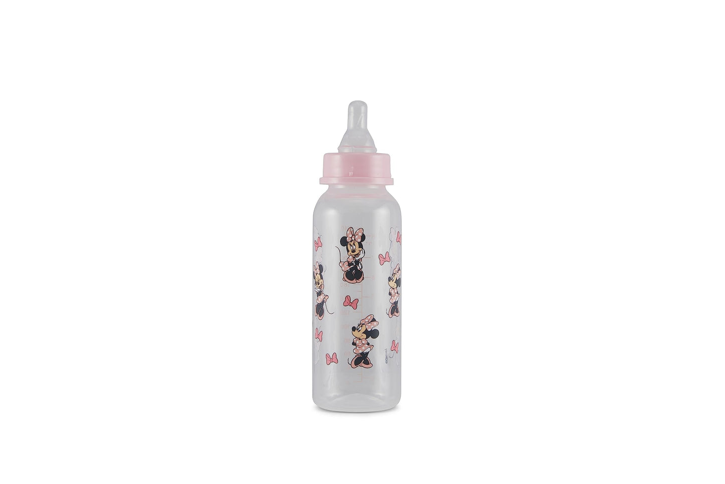 Baby Bottles 9 oz for Boys and Girls| 3 Pack of Disney Minnie Bows and Winks Infant Bottles for Newborns and All Babies | BPA-Free Plastic Baby Bottle for Baby Shower