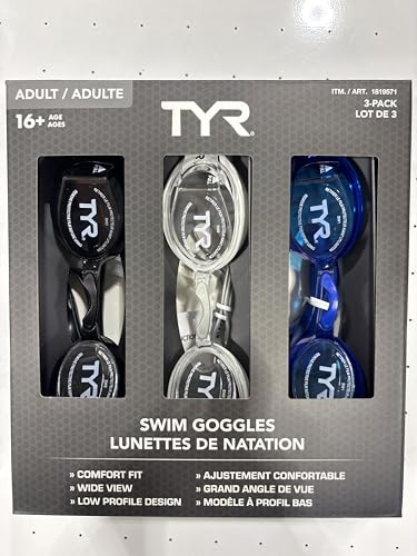 TYR LCWAGCA074ALL Cstc Adult Goggle Se SMK/BLK OS