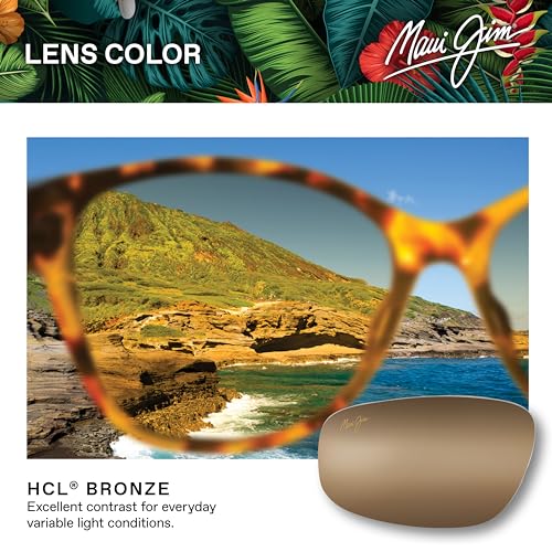Maui Jim Polarized Men's and Women's Lighthouse Rimless Sunglasses