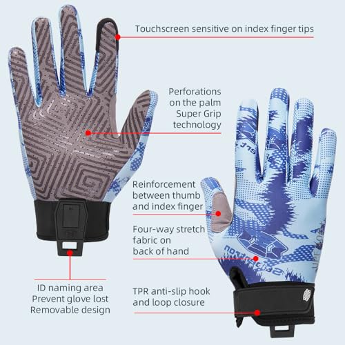 Seibertron S.P.S.G-5 Ultimate Flying disc Gloves Super Grip and Disc Gloves Sun Protection Breathable Touchscreen Sport Fr...
