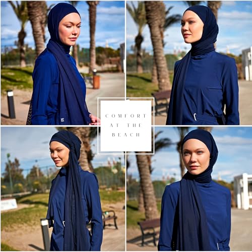 Islamic Swimming Bonnet for Women | Modest Hasema Cap - Summer Headscarf for Beach and Pool, Bandana, Hijab, Women's Turban.