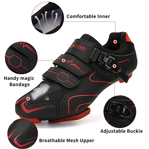 Unisex Cycling Shoes Compatible with pelaton Indoor Road Bike Riding Shoes for Men and Women Delta Cleats Clip Outdoor Pedal