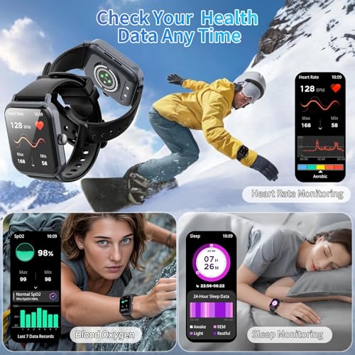 Smart Watch for Men Women with Calling, 1.83" Fitness Tracker with Heart Rate/Sleep Monitor, Step Tracker, New Gen Fitness...
