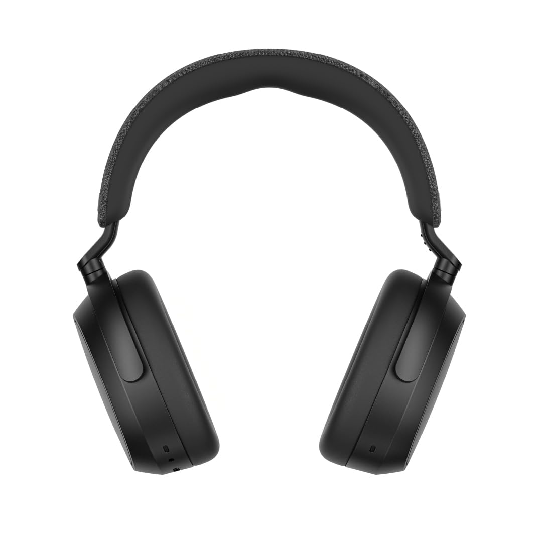Sennheiser MOMENTUM 4 Wireless Headphones - Bluetooth Headset for Crystal-Clear Calls with Adaptive Noise Cancellation, 60h Battery Life, Lightweight Folding Design, Black