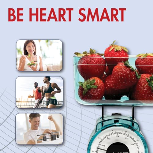 SmartHeart Mechanical Kitchen Scale | Simple One-Step Calibration | Precise Measurements with Removable Bowl | Easy-to-Rea...